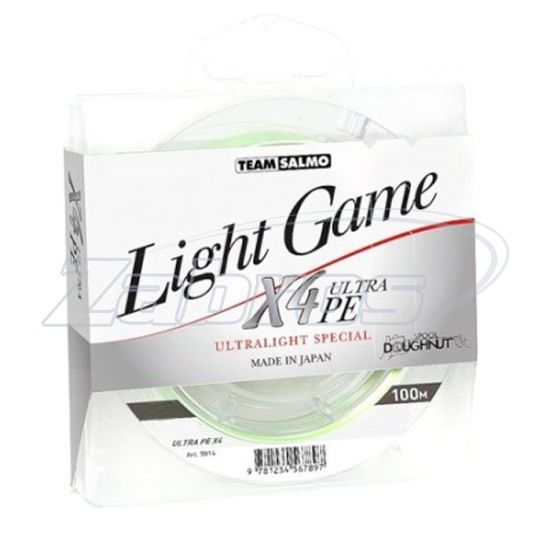 Фото Salmo Light Game X4 Ultra PE, 5014-005, 0,05 мм, 2,15 кг, 100 м, Light Green