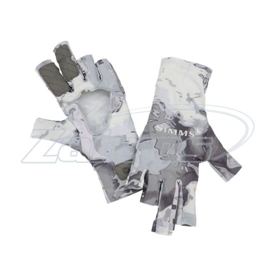 Фото Simms SolarFlex SunGlove, 12661-069-60, XXL, Cloud Camo Grey