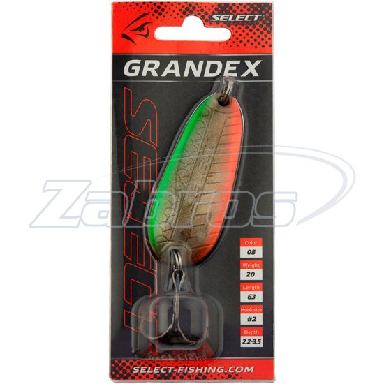 Фотография Select Grandex, 10 г, 6,3 см, 08