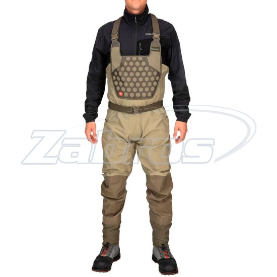 Картинка Simms Flyweight Waders - Stockingfoot, 12932-781-30, M, Dark Stone