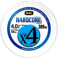 Шнур Duel Hardcore X4, H3254M, #4, 0,33 мм, 24 кг, 300 м, 5 Color Yellow Marking, купить, цены в Киеве и Украине, интернет-магазин | Zabros