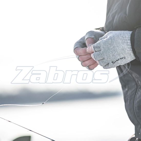 Купити Simms Wool Half-Finger Glove, 13234-030-4050, L/XL, Steel