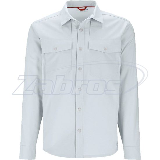 Фото Simms No-See-Um Bugstopper LS Shirt, 14110-1326-50, XL, Bimini Blue Heather