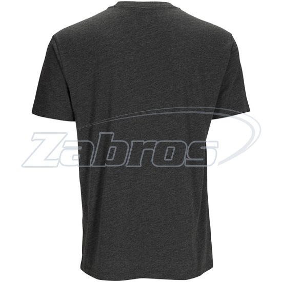 Фотографія Simms Trout Outline T-Shirt, 13519-086-50, XL, Charcoal Heather
