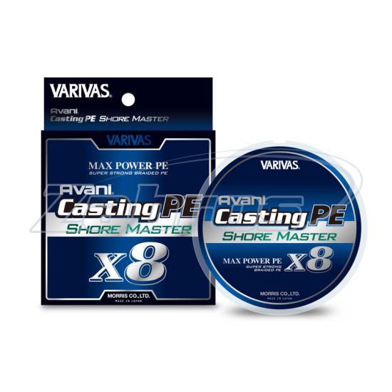 Фото Varivas Avani Casting PE Max Power X8 Shore Master, #2, 0,23 мм, 14,97 кг, 200 м