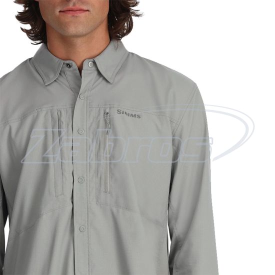 Картинка Simms Intruder BiComp Fishing Shirt, 14441-255-40, L, Cinder