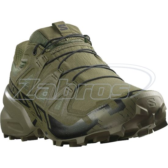 Фото Salomon Speedcross 6 Forces, L47161200, 6, Ranger Green/Black