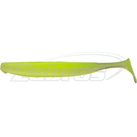 Фото Daiwa Steez Stirring Shad, 5,10", 13 см, 18 г, 5 шт, Clear Chartreuse