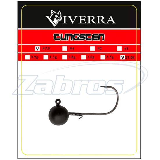 Фотография Viverra, вольфрам, 21 г, с крючком #6/0, 1 шт