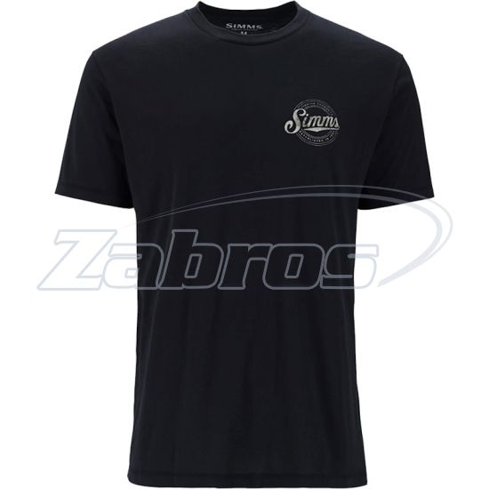 Фото Simms Circle Lockup T-Shirt, 14273-001-50, XL, Black