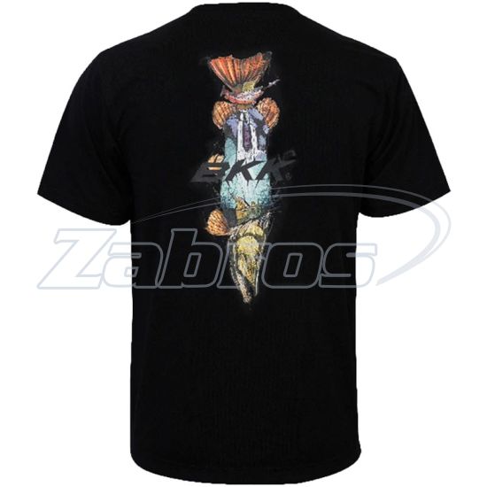 Малюнок BKK Short Sleeve T-Shirt, F-SA-1305, L, Black, Pike