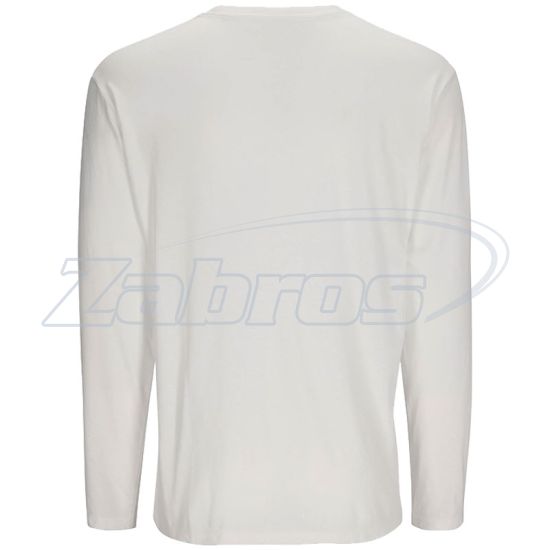 Фотографія Simms Logo LS Shirt, 13626-100-40, L, White