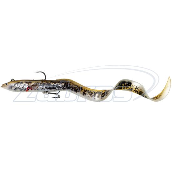 Фото Savage Gear 4D Real Eel, 11,80", 30 см, 80 г, 1 шт, Olive/Pearl PHP