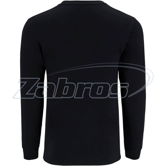 Фотография Simms Logo LS Shirt, 13626-1292-20, S, Jet Black
