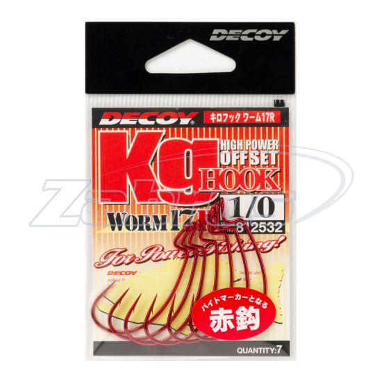 Фотография Decoy Worm17R, Kg Hook R, 3/0, 6 шт