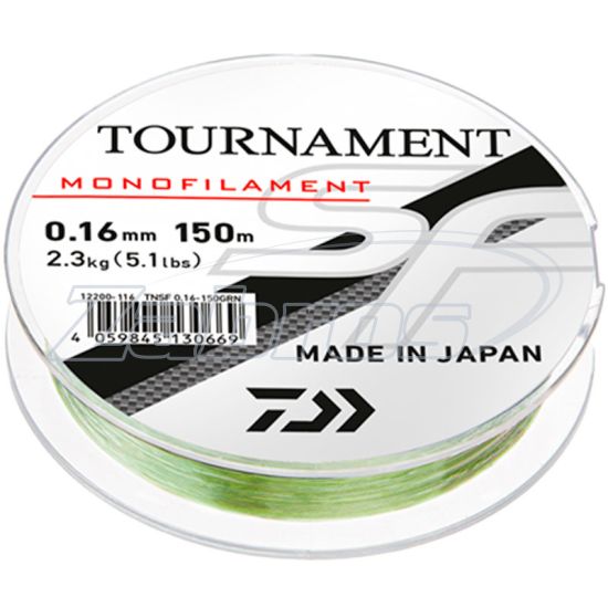 Фото Daiwa Tournament SF, 12200-123, 0,23 мм, 4,5 кг, 150 м, Green