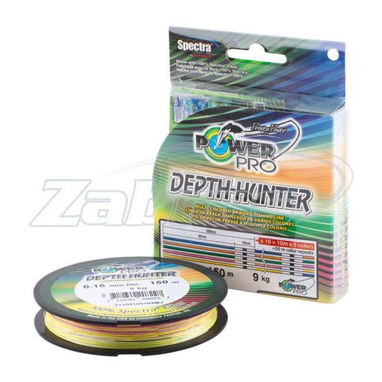 Фото Power Pro Depth-Hunter, 0,19 мм, 13 кг, 150 м, Multi Color