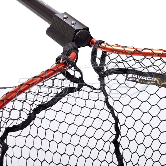 Фотография Savage Gear Full Frame Landing Net Telescopic XL, 71103, 85x70x85 см, 1,20-2,00 м