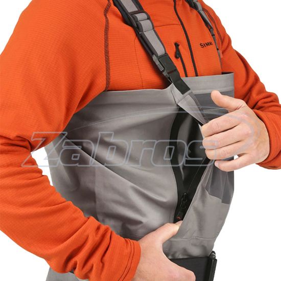 Малюнок Simms G4 PRO Waders - Stockingfoot, 12572-096-4009, L 9-11, Slate