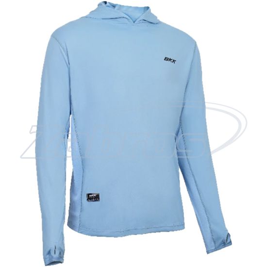 Фотографія BKK Hooded Long Sleeve Performance Shirt, F-SB-1073, XXXL, Light Blue, Legacy