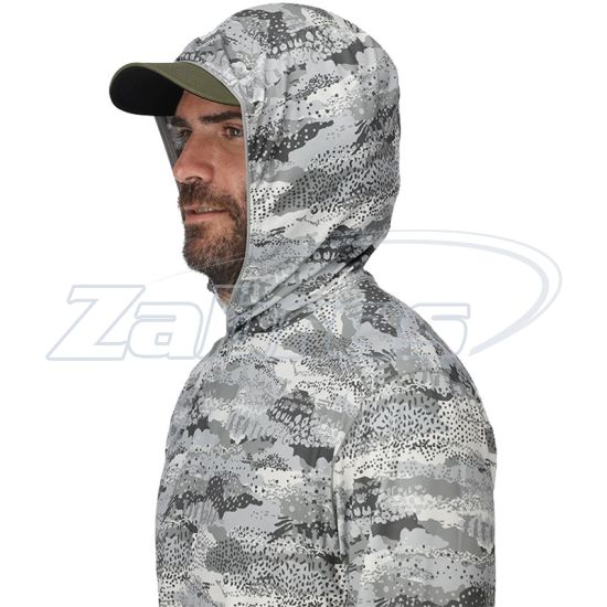 Картинка Simms Bugstopper SolarFlex Hoody, 13682-1313-60, XXL, Shroud Sterling