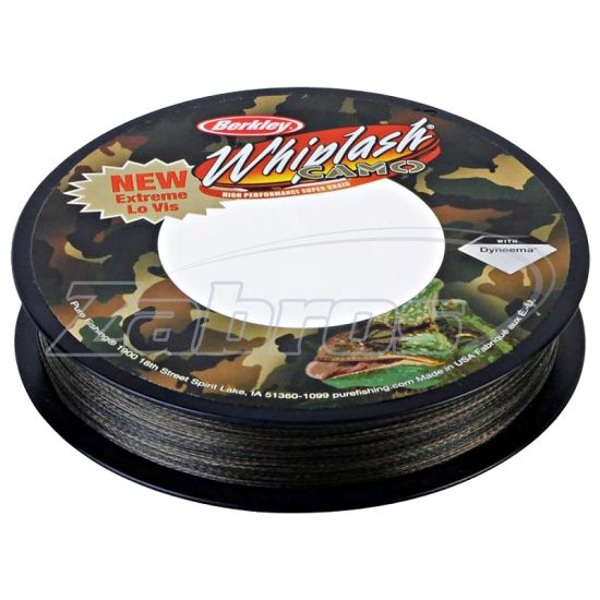 Фотографія Berkley Whiplash, 1205495, 0,1 мм, 14,1 кг, 110 м, Camo