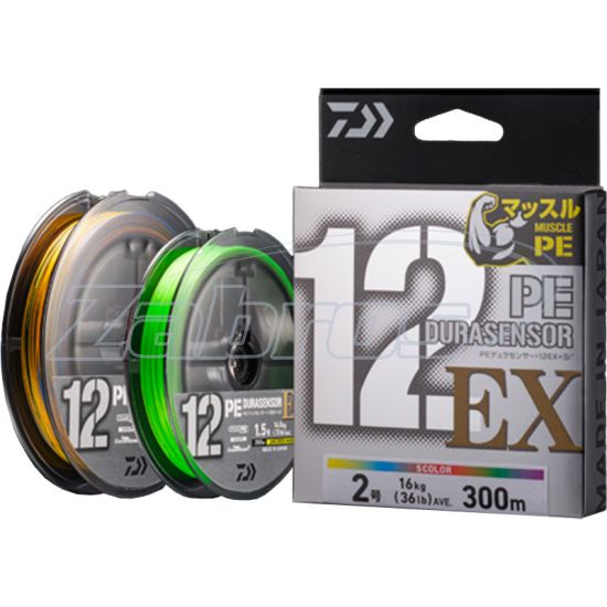 Фото Daiwa UVF PE Dura Sensor x 12EX+Si3, #0,5, 0,12 мм, 4,5 кг, 150 м, LGM