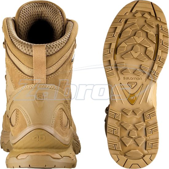 Купить Salomon Quest 4D Gore-Tex Forces 2, L40943400, 7, Coyote Brown