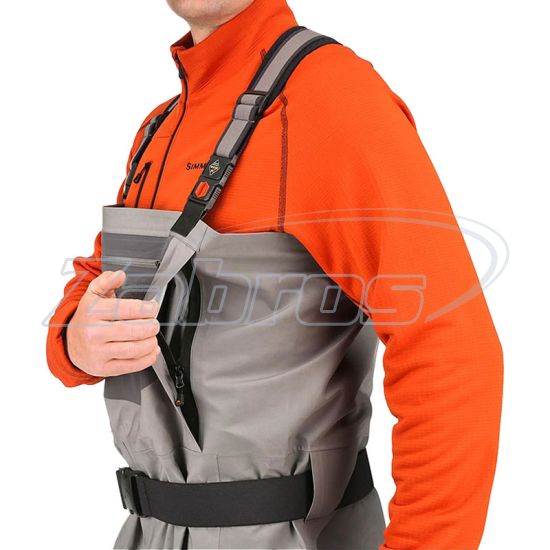Ціна Simms G4 PRO Waders - Stockingfoot, 12572-096-4012, L 12-13, Slate