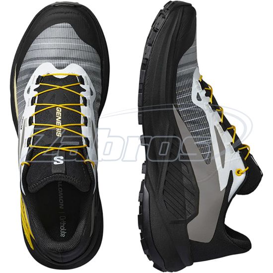 Картинка Salomon Genesis, L47762800, 8,5, Black/White/Lemon
