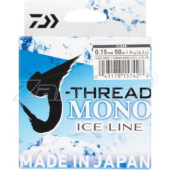 Фотографія Daiwa J-Thread Mono Ice, 0,21 мм, 3,8 кг, 50 м
