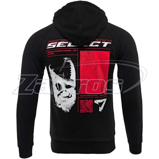 Фотографія Select Hoodie Lines Fish, XL, Black