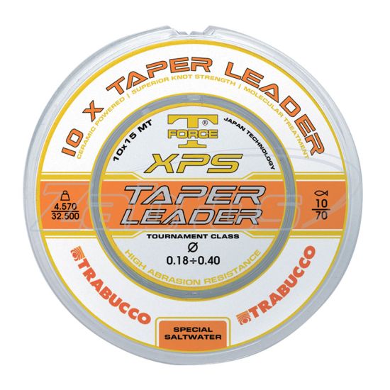 Фото Trabucco T-Force XPS Taper Leader, 053-71-310, 0,26-0,72 мм, 8,35-38,61 кг, 150 м