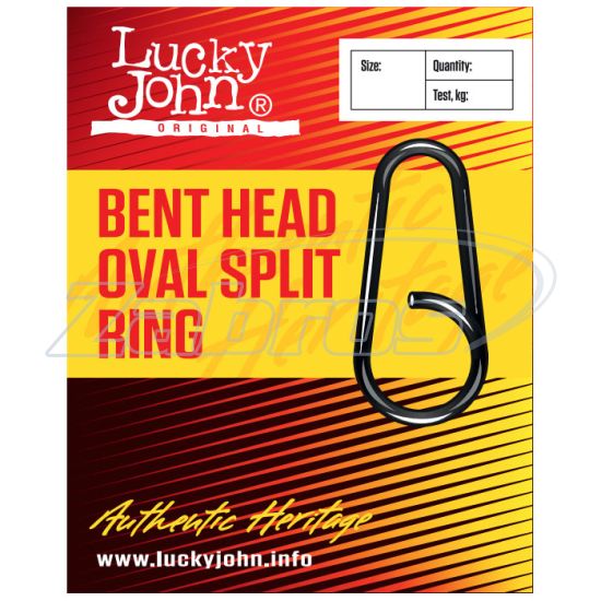 Фотография Lucky John Bent Head Oval Split Ring, 5069-021, 28 кг, 10 шт