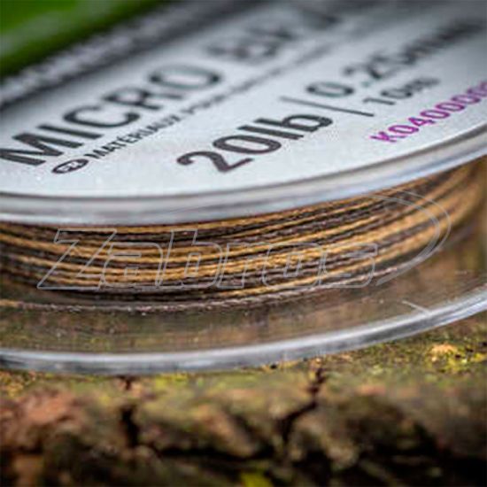 Фотографія Korum Smokescreen Micro Braid, K0400001, 10 lb, 10 м