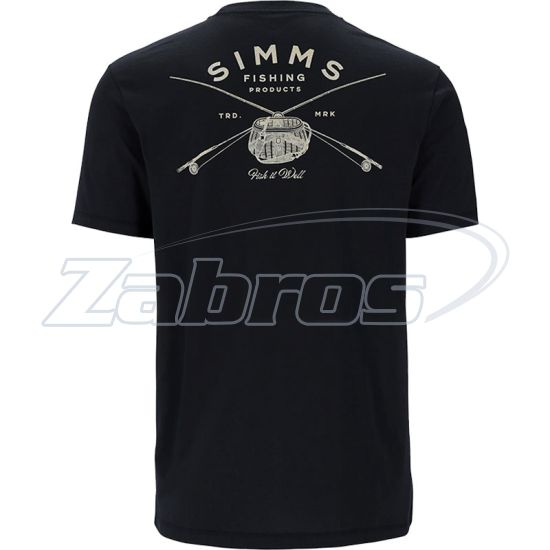 Фотографія Simms Classic Tackle T-Shirt, 14281-001-50, XL, Black