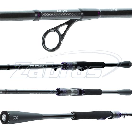 Картинка Daiwa 25 Prorex AGS Lazy Pike, PXAGS802XHFS-DS, 2,44 м, 40-120 г