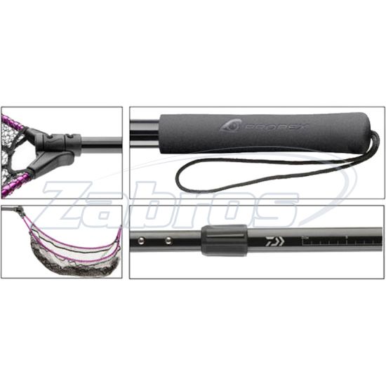 Фотография Daiwa Prorex Folding Boat Net, 15809-580, 2,4 м, 80x70 см