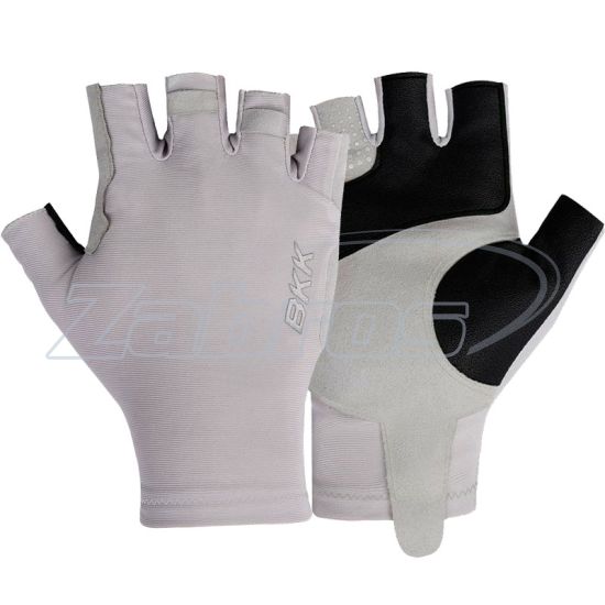 Фото BKK Half Finger Gloves, F-GV-3030, XL, Light Grey