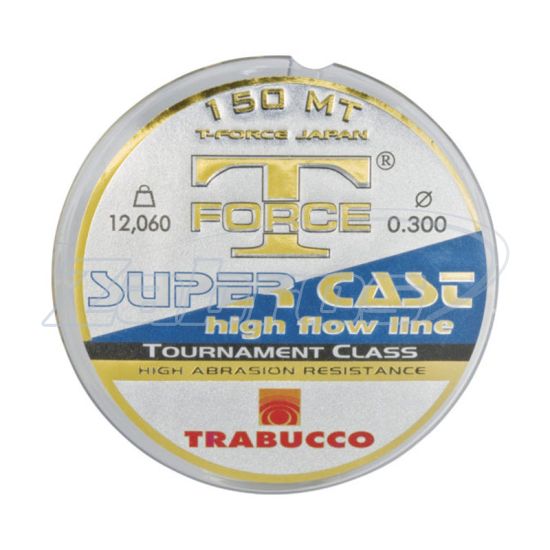 Фото Trabucco T-Force Super Cast, 052-40-200, 0,21 мм, 5,42 кг, 150 м, Amber Brown