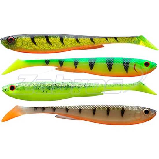 Фото Daiwa Prorex Slim Shady Flash Set, 15100-701, 4,15", 10,5 см, 4 шт