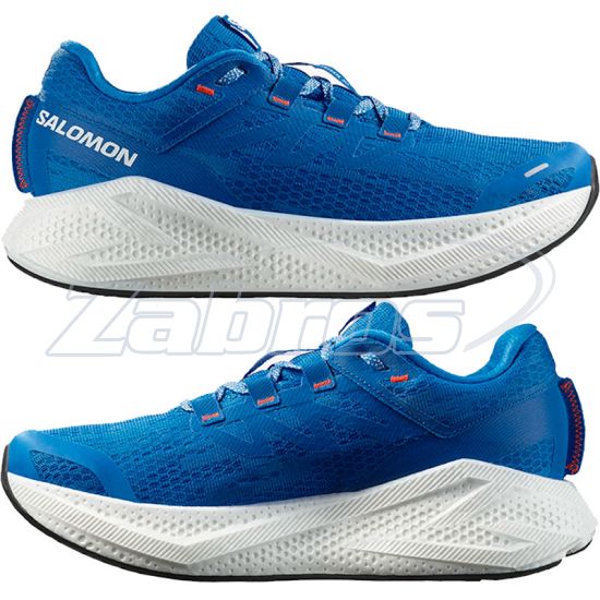 Фотография Salomon Aero Glide 3, L47810500, 10, French Blue/White/Cherry Tomato