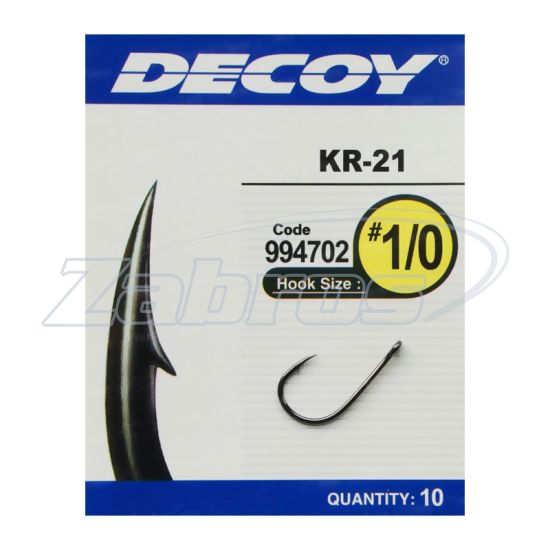 Картинка Decoy KR-21, Ringed Live Bait Light, 1/0, 10 шт