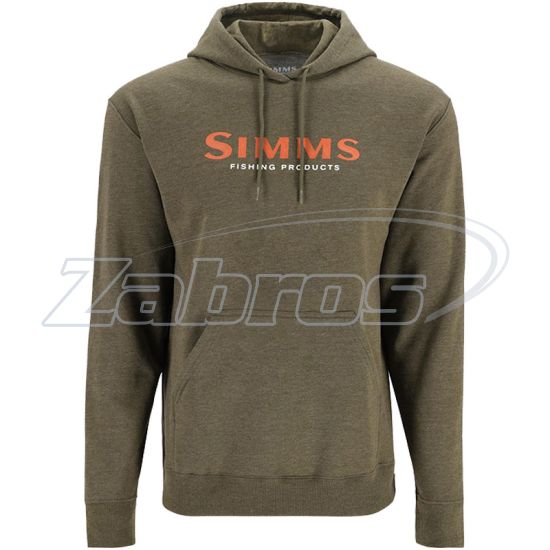 Фото Simms Logo Hoody, 14143-914-50, XL, Military Heather