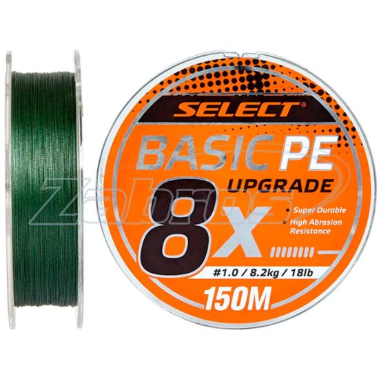 Фото Select Basic PE 8x, 0,1 мм, 5,5 кг, 150 м, Dark Green