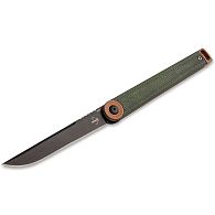Нож Boker Plus Kaizen Green Canvas Micarta, купить, цены в Киеве и Украине, интернет-магазин | Zabros