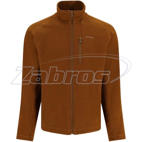 Фото Simms Rivershed Full Zip, 13850-1268-40, L, Cobia Heather