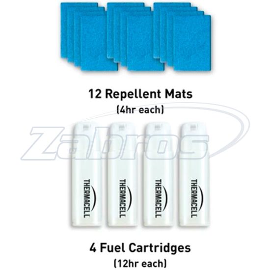 Фотография Thermacell E-4, Earth Scent Mosquito Repellent Refills, 48 часов