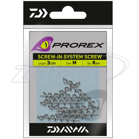 Фотографія Daiwa Prorex Screw-In Screw, 15411-005, L, 5 см, 8 шт