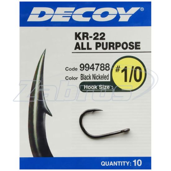 Картинка Decoy KR-22, All Purpose, 1/0, 10 шт